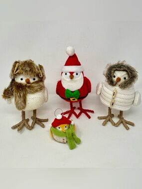 Target Featherly Friends Wondershop Jolly Whistler Aspen Santa Winter Bird Lot